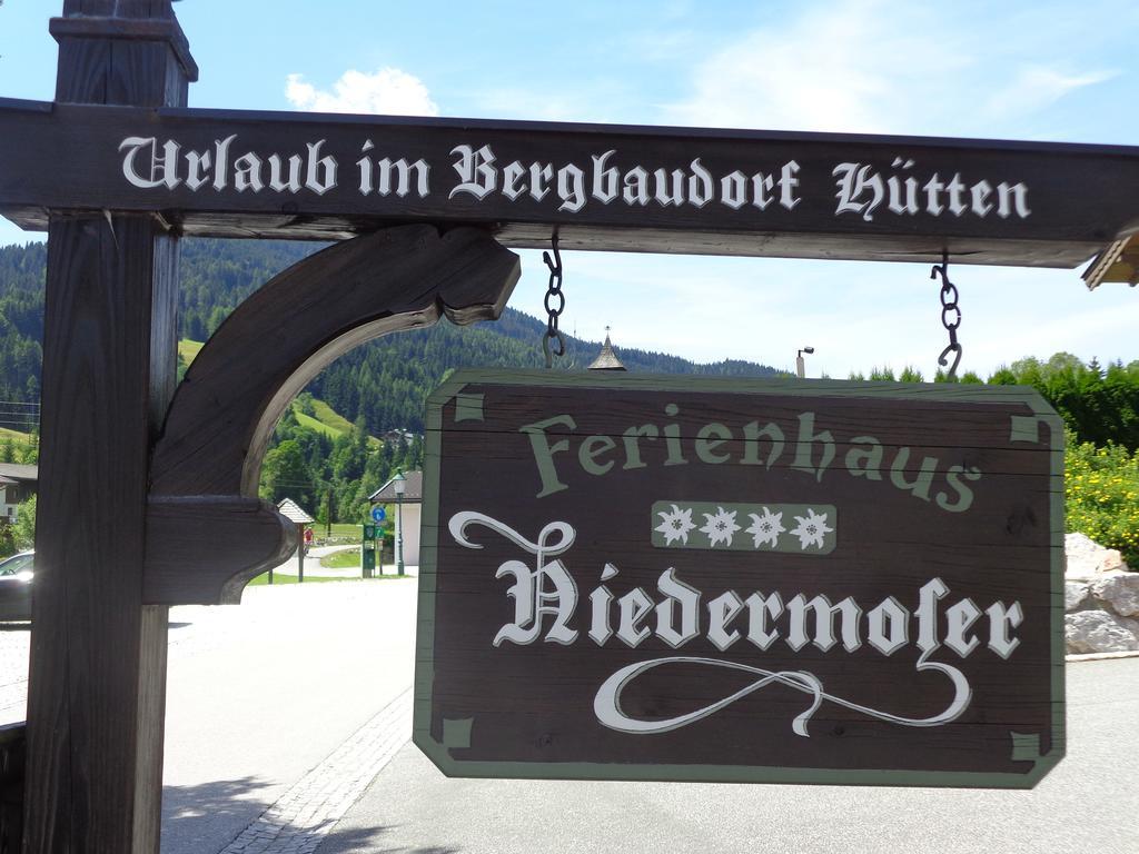 Ferienhaus Niedermoser Leogang Exterior photo